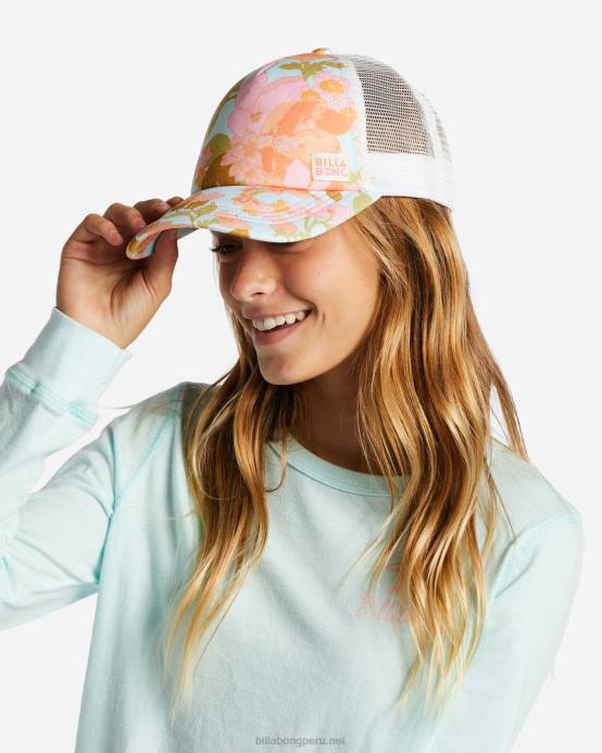 chicas espuma marina Billabong sombrero de camionero travesuras 04LD2625