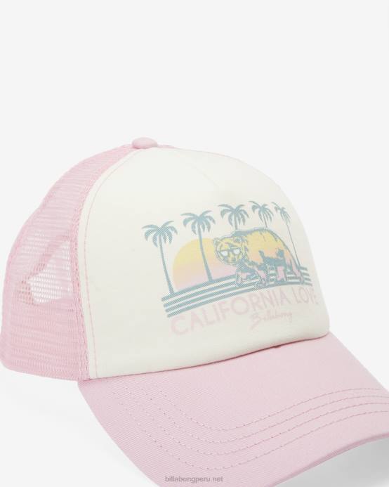chicas senderos rosas Billabong gorra de camionero pitstop jr 04LD2755