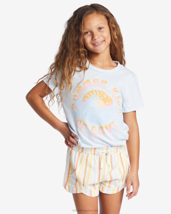 chicas multi Billabong pantalones cortos con cintura elástica locos por ti 04LD2778