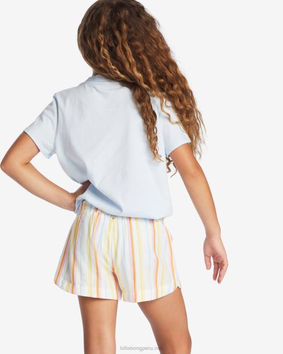 chicas multi Billabong pantalones cortos con cintura elástica locos por ti 04LD2778