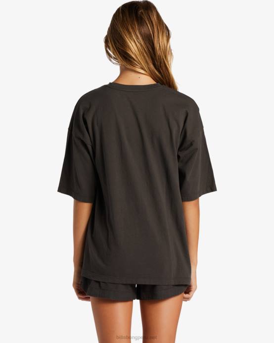 chicas apagado negro Billabong déjalo brillar camiseta 04LD2615
