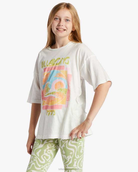 chicas cristal de sal Billabong camiseta bajo las palmeras 04LD2623