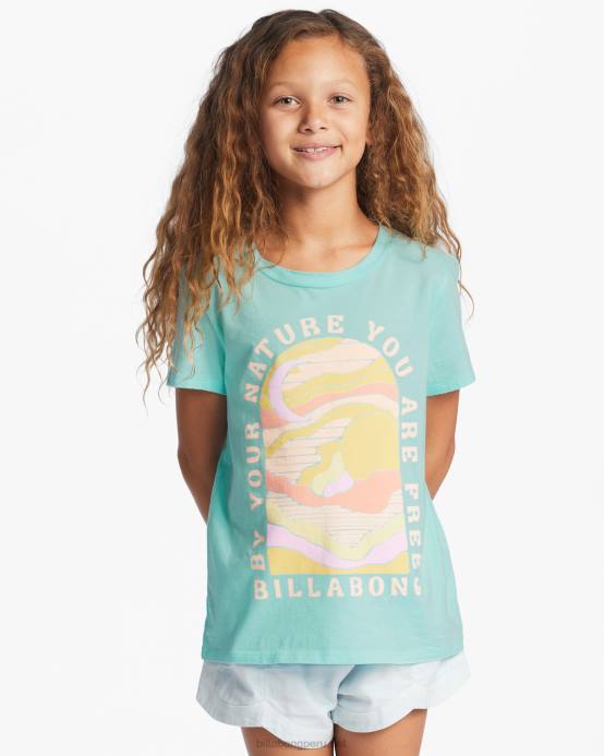 chicas espuma de mar Billabong camiseta oversize de Natures Way 04LD2667