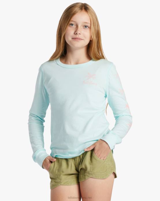 chicas espuma marina Billabong camiseta tiempo de vacaciones 04LD2659