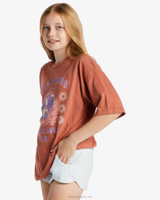 chicas té dulce Billabong camiseta rosas sol 04LD2637