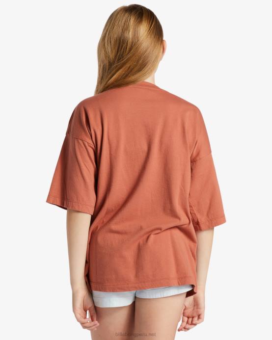 chicas té dulce Billabong camiseta rosas sol 04LD2637