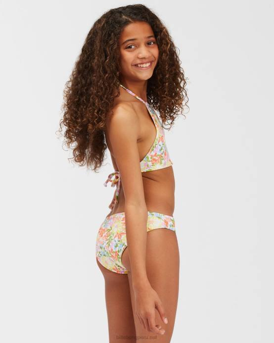 chicas multi Billabong conjunto de bikini reversible con cuello subido windsong 04LD2811