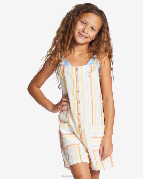 chicas multi Billabong mameluco de reloj de onda jr 04LD2761