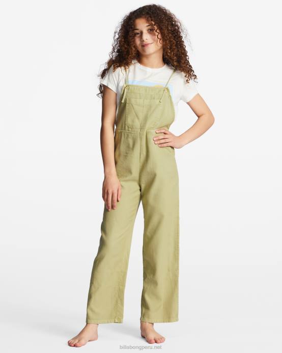 chicas palta Billabong overoles jr de longitudes salvajes 04LD2759