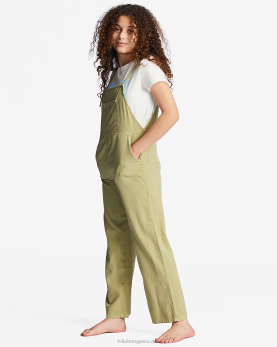 chicas palta Billabong overoles jr de longitudes salvajes 04LD2759
