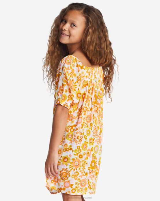 chicas piel de naranja Billabong vestido babydoll sintiéndose dulce 04LD2652