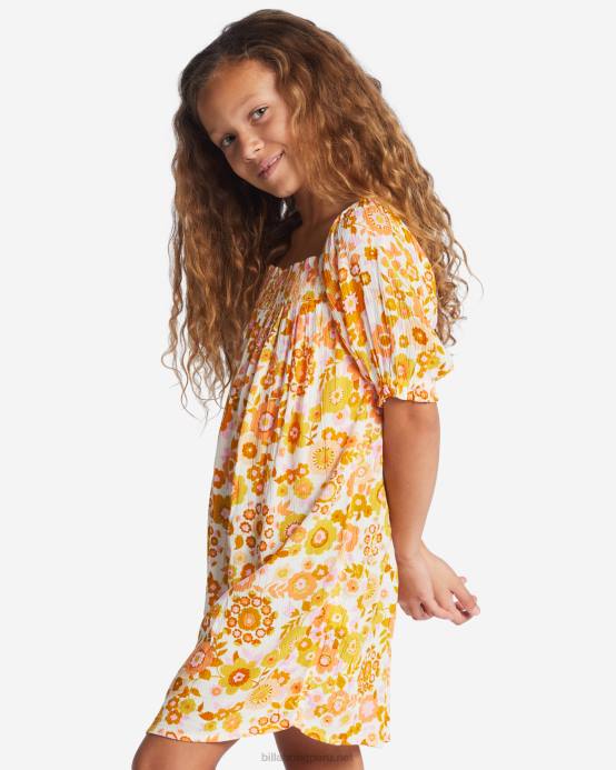 chicas piel de naranja Billabong vestido babydoll sintiéndose dulce 04LD2652