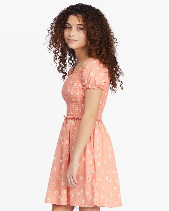 chicas puesta de sol del cañón Billabong mini vestido estilo babydoll para bailar 04LD2768