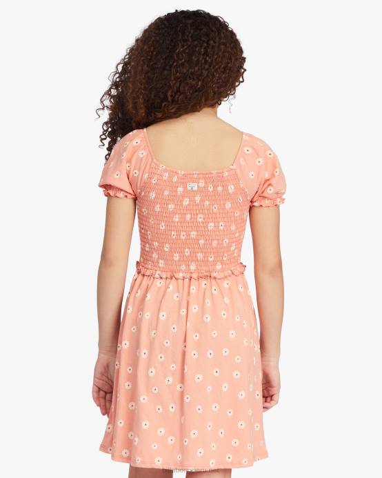 chicas puesta de sol del cañón Billabong mini vestido estilo babydoll para bailar 04LD2768