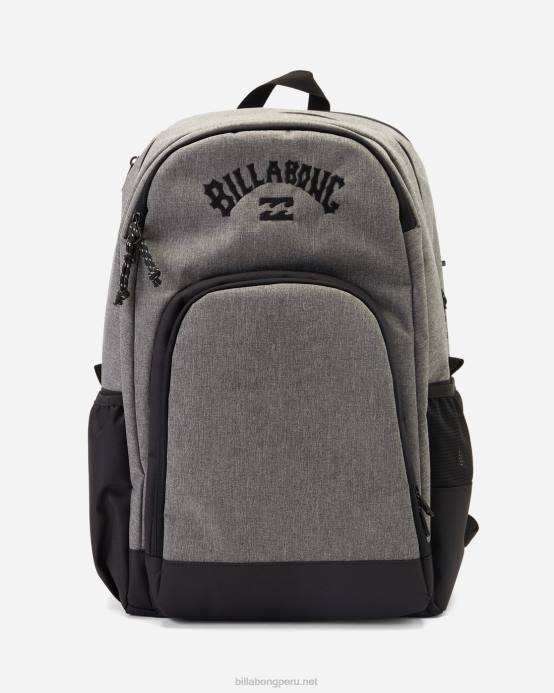 hombres brezo gris Billabong mochila de mando 04LD836