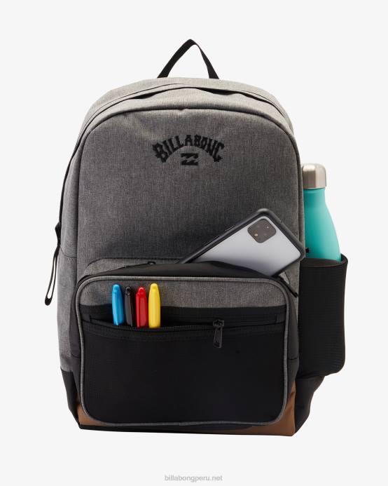 hombres brezo gris Billabong mochila mediana all day plus 22l 04LD796