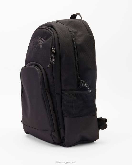 hombres negro Billabong mochila de mando 04LD2823