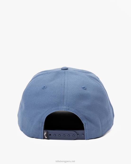 hombres Laguna Azul Billabong gorra snapback apilada 04LD866