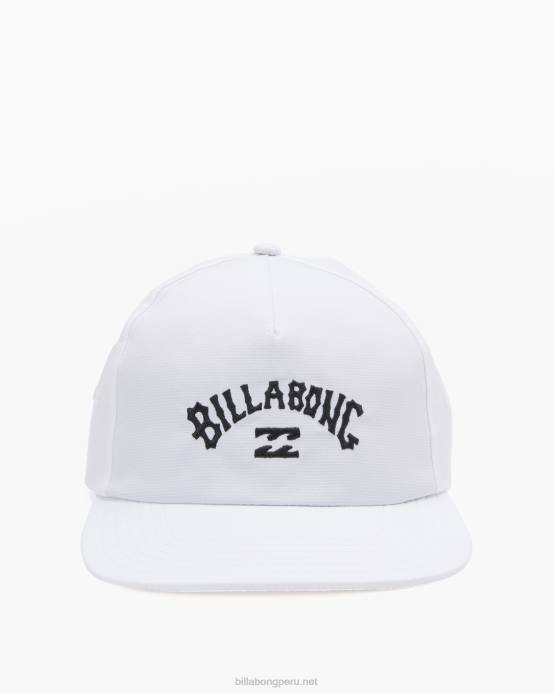 hombres blanco Billabong gorra del equipo arch 04LD679