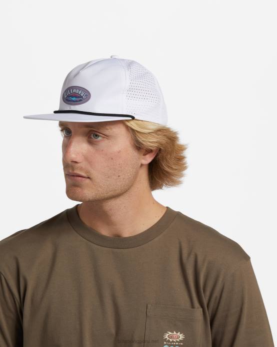 hombres blanco Billabong sombrero de camionero gama 04LD686