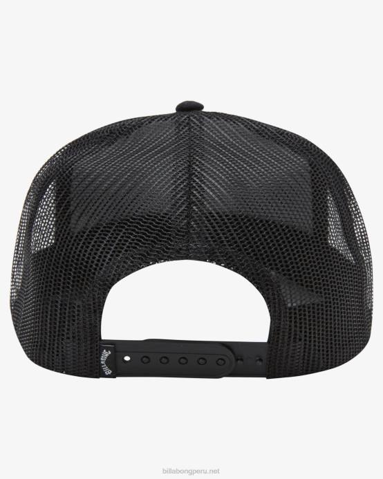 hombres brezo gris Billabong sombrero de camionero apilado 04LD769