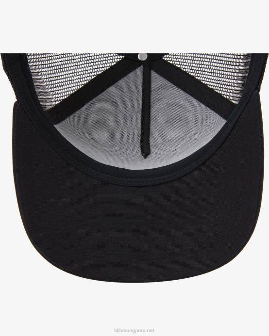 hombres brezo gris Billabong sombrero de camionero apilado 04LD769