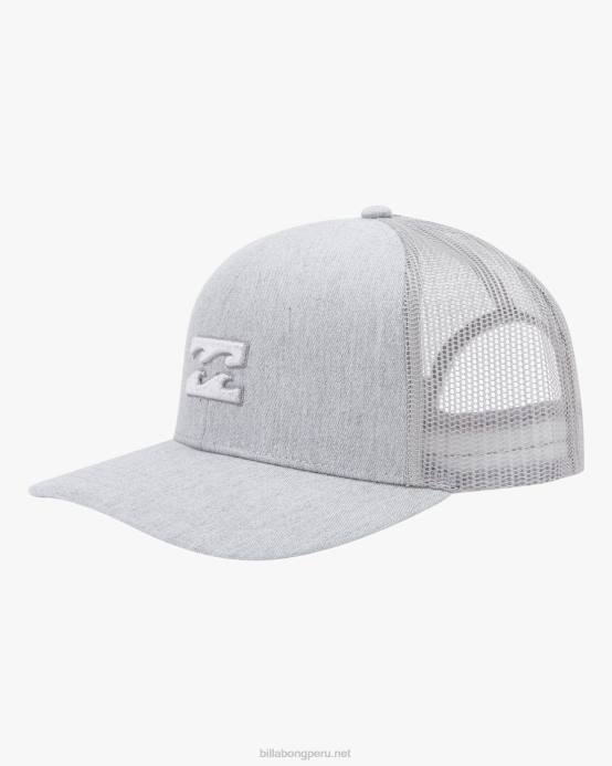 hombres brezo gris Billabong sombrero de camionero todo el día 04LD763