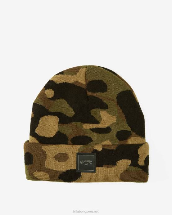 hombres camuflaje Billabong gorro apilado 04LD824