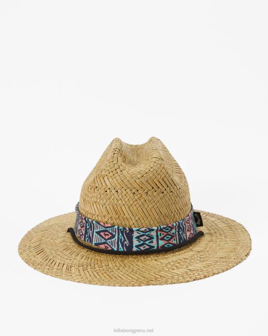 hombres menta Billabong sombrero salvavidas de paja mai tides 04LD774