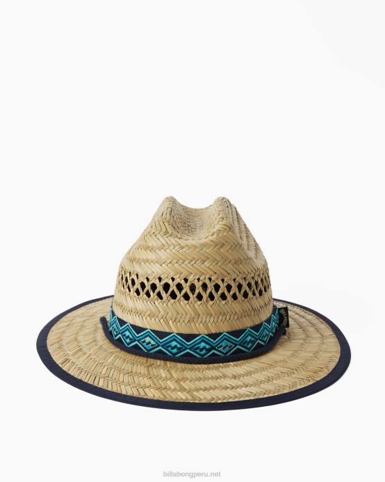 hombres neblina azul Billabong sombrero salvavidas de paja de mareas medias 04LD691