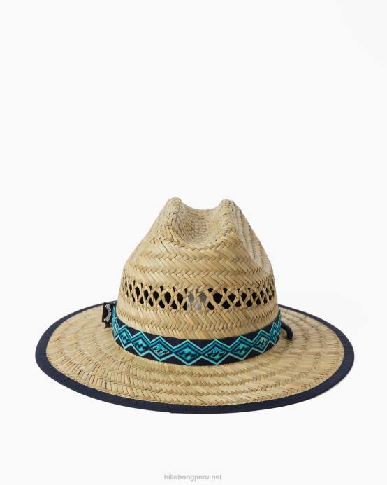 hombres neblina azul Billabong sombrero salvavidas de paja de mareas medias 04LD691