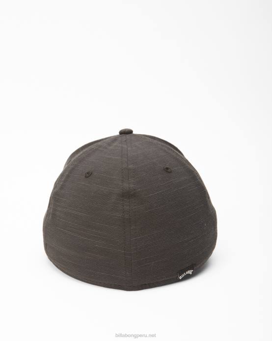 hombres negro Billabong gorro elástico todo el día 04LD710