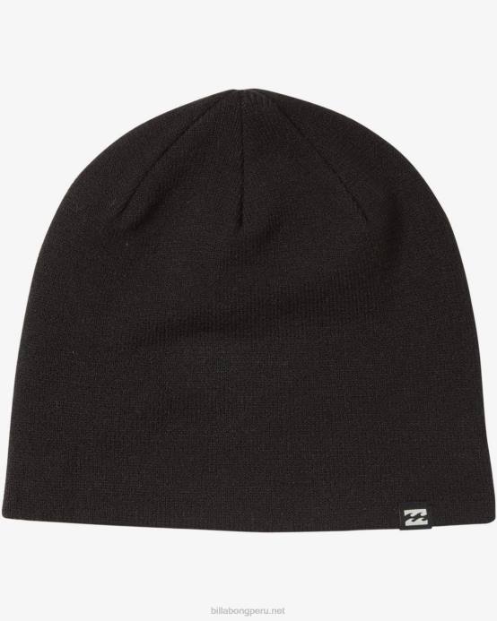 hombres negro Billabong gorro todo el dia 04LD712