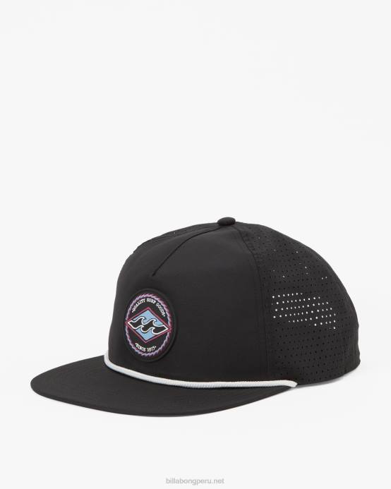 hombres negro Billabong sombrero de camionero gama 04LD685