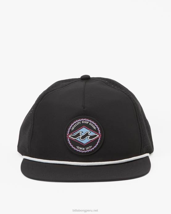 hombres negro Billabong sombrero de camionero gama 04LD685