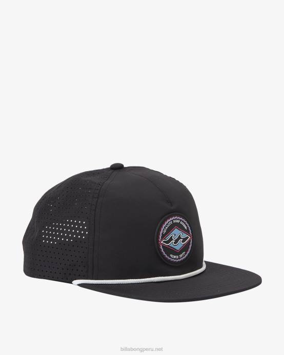 hombres negro Billabong sombrero de camionero gama 04LD685