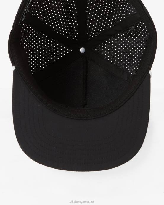 hombres negro Billabong sombrero de camionero gama 04LD685