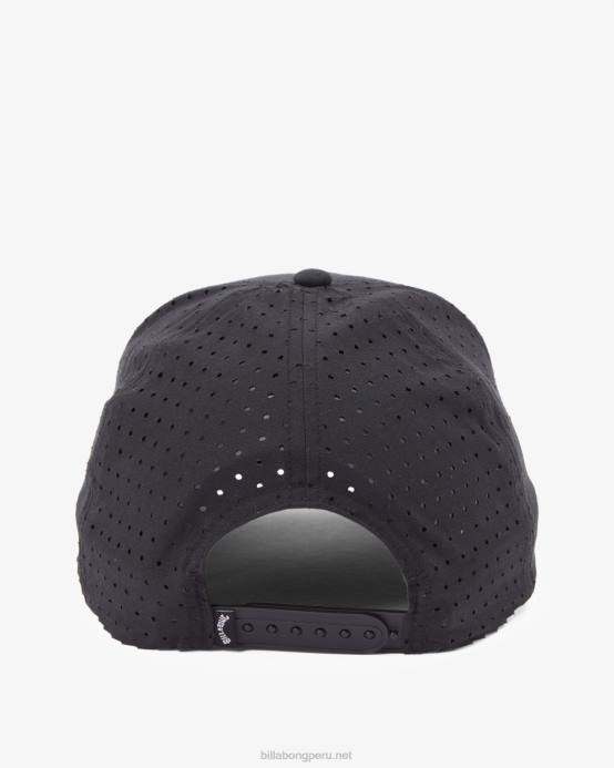 hombres negro Billabong sombrero de camionero newport 04LD788