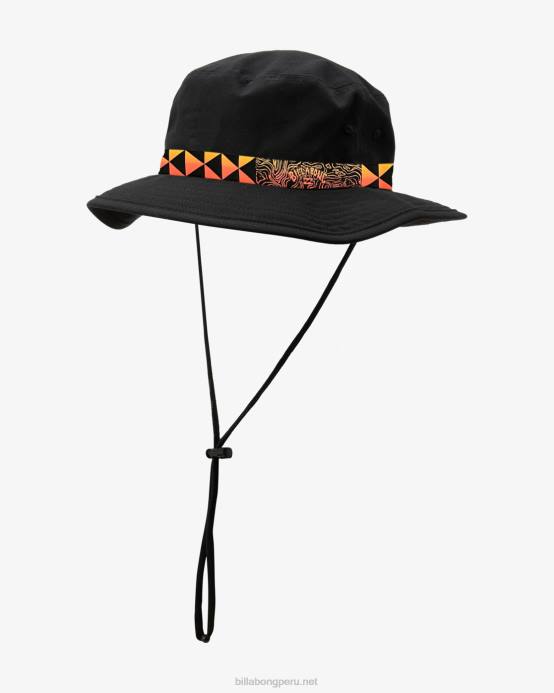 hombres negro Billabong sombrero kamea lava boonie 04LD835