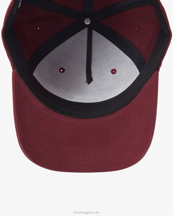 hombres puerto Billabong gorra snapback apilada 04LD860