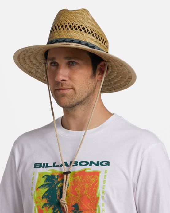 hombres superávit Billabong sombrero salvavidas de paja de mareas medias 04LD689