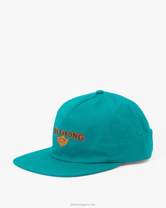 hombres verde azulado profundo Billabong gorra de béisbol de herencia 04LD670