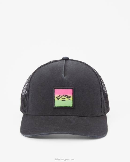 hombres verde neón Billabong sombrero de camionero apilado 04LD862