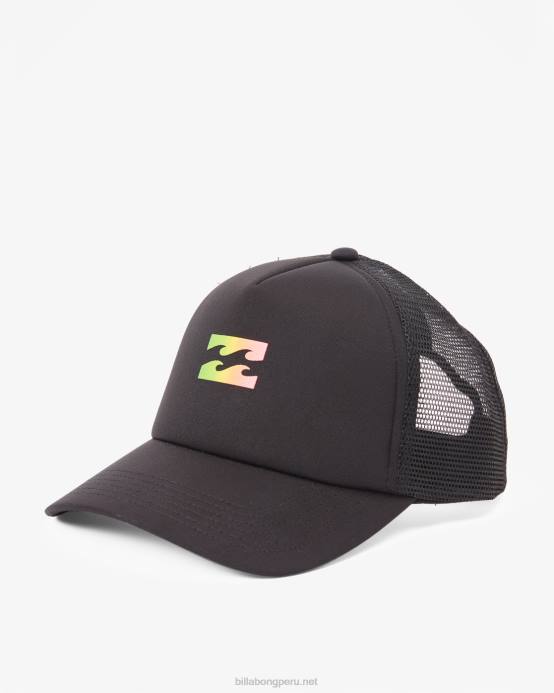 hombres verde neón Billabong sombrero de camionero podio 04LD861