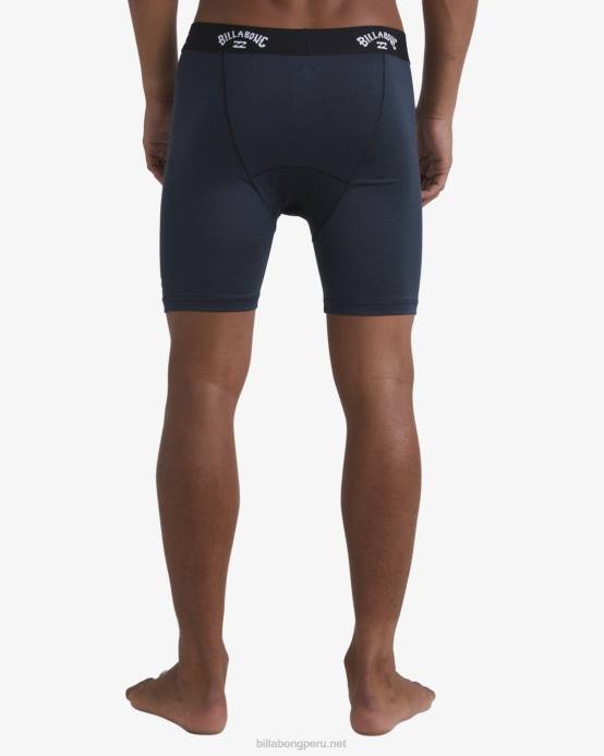 hombres brezo negro Billabong pantalones cortos de surf de compresión para todo el día 04LD373
