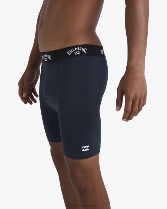 hombres brezo negro Billabong pantalones cortos de surf de compresión para todo el día 04LD373