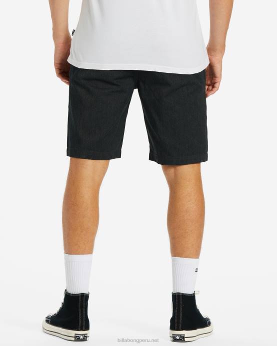 hombres brezo negro Billabong shorts de trabajo carter de 21'' 04LD345