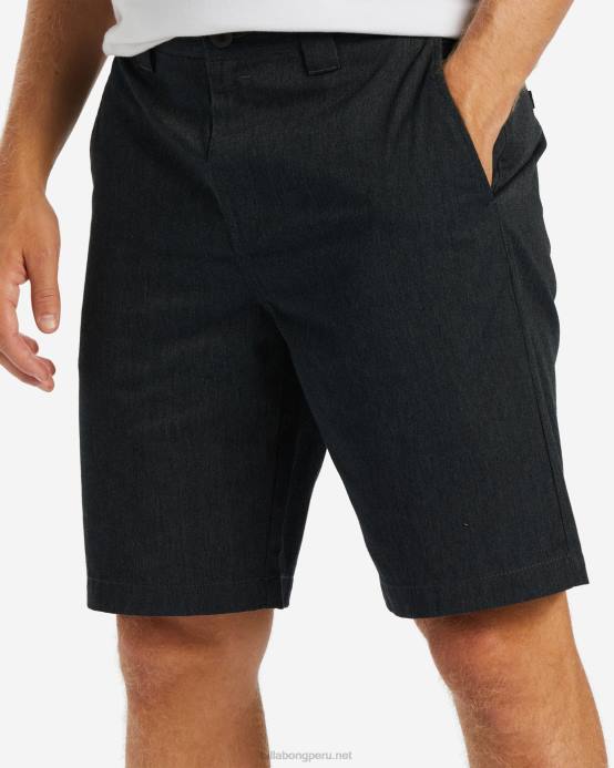 hombres brezo negro Billabong shorts de trabajo carter de 21'' 04LD345