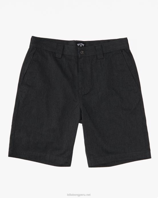 hombres brezo negro Billabong shorts de trabajo carter de 21'' 04LD345