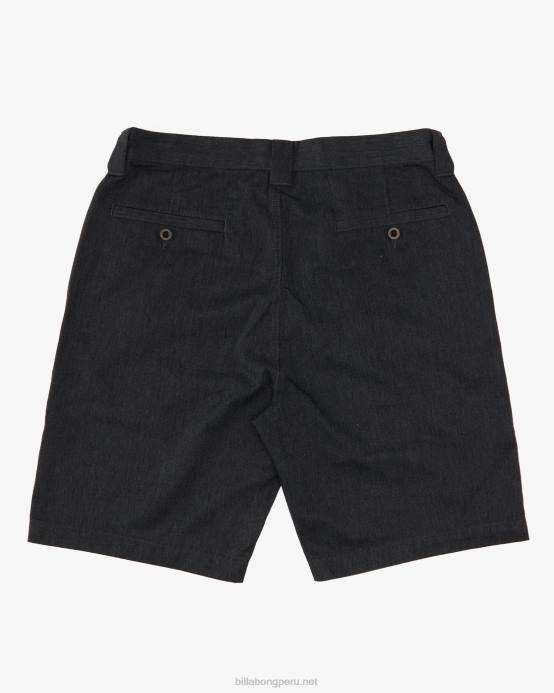 hombres brezo negro Billabong shorts de trabajo carter de 21'' 04LD345